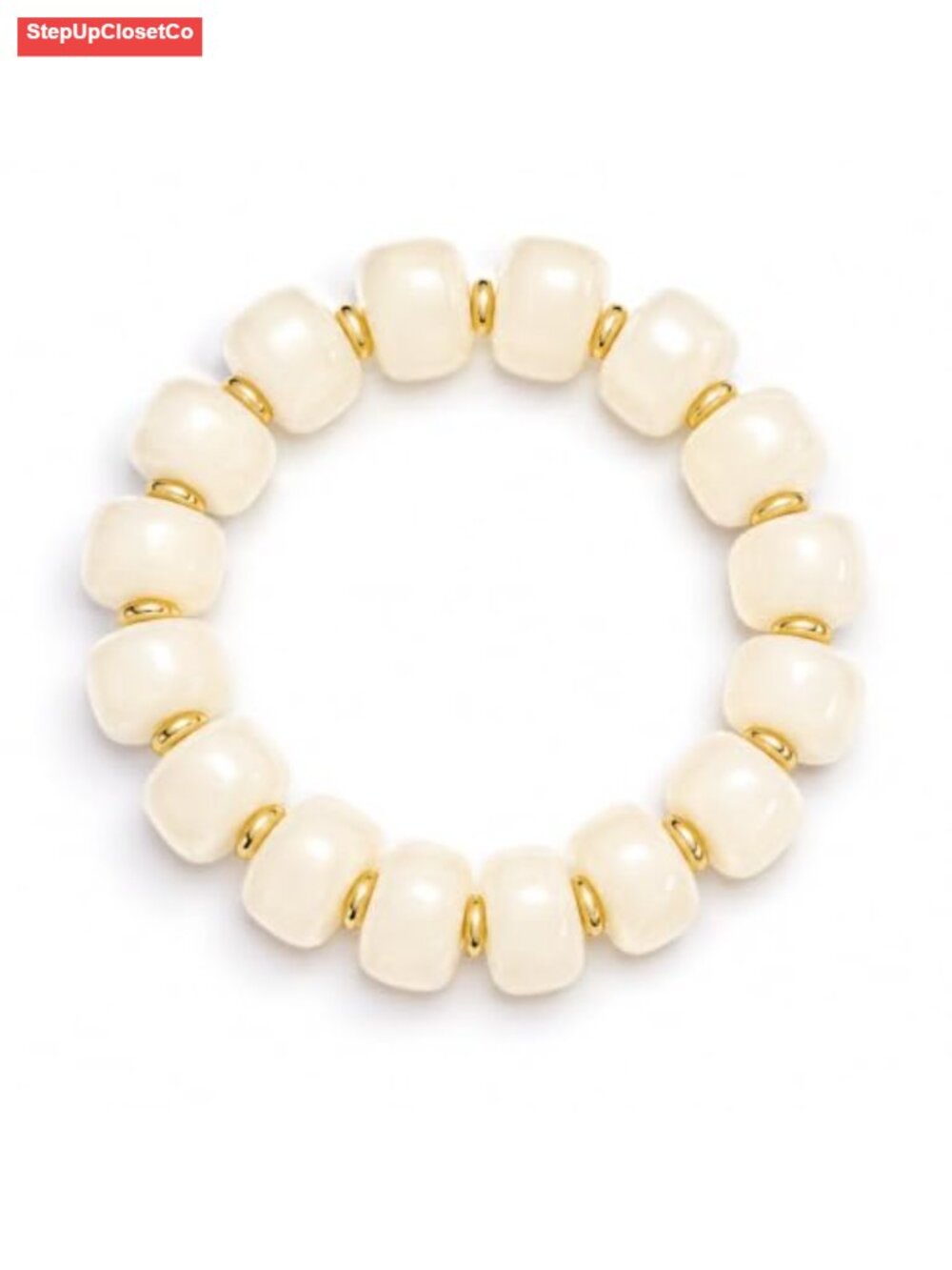 Resin Bead Stretch Bracelet Boho Jewelry Gift